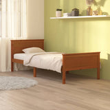 vidaXL Cadre de lit massif vert grenenhout 120x200 cm