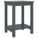 vidaXL Bedside cabinet 35x30x47 cm solid pine natural
