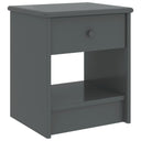 vidaXL Bedside Cabinet 35x30x40 cm Solid Pine Wood Natural