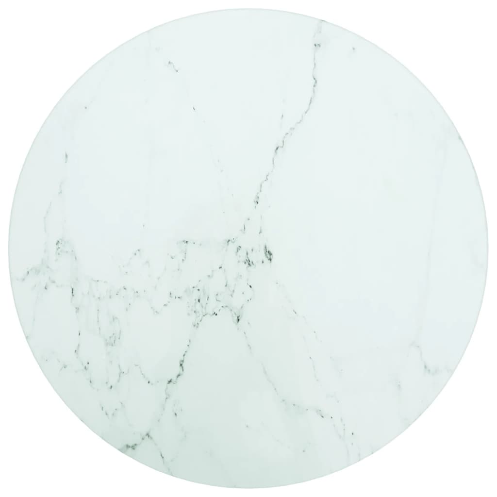 vidaXL Tafelblad van gehard glas 300 mm rond
