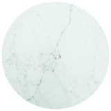 vidaXL Tafelblad van gehard glas 300 mm rond