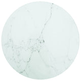 vidaXL Tafelblad van gehard glas 300 mm rond