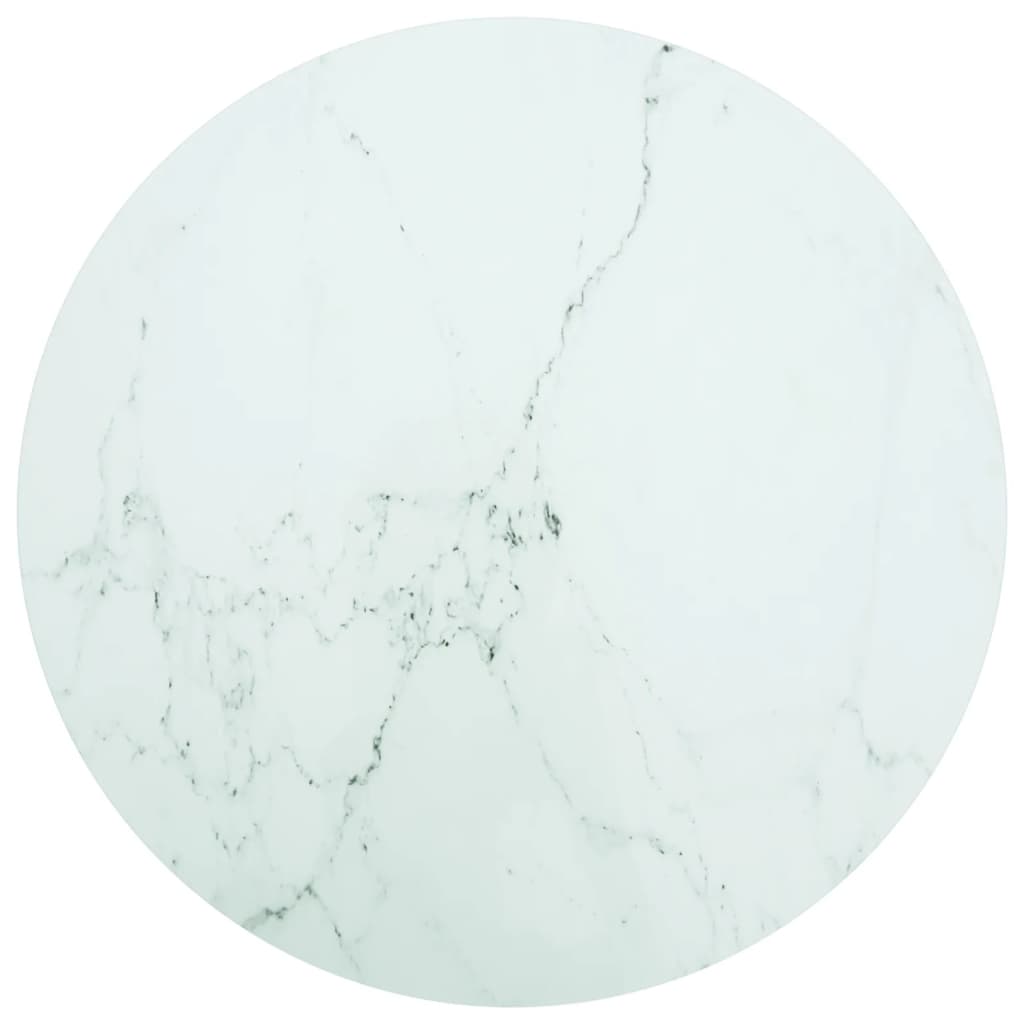 vidaXL Tafelblad van gehard glas 300 mm rond