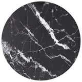 vidaXL Tafelblad van gehard glas 300 mm rond