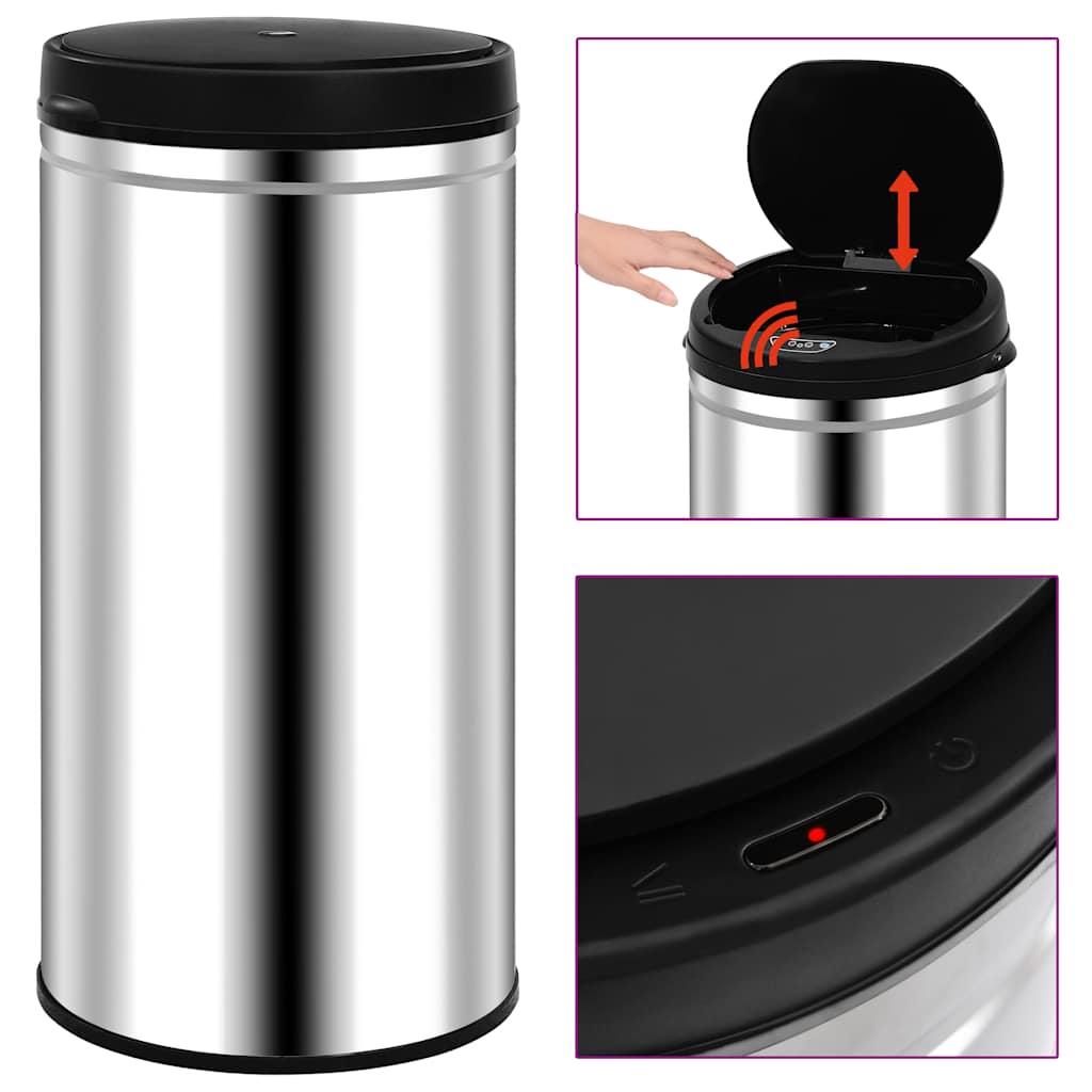 vidaXL Cuiseur à pâtisserie avec capteur automatique 30 L en acier inoxydable