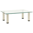 vidaXL Tv-meubel 40x35x17 cm gehard glas zwart