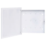 vidaXL Sleutelkast met magneetbord 35x35x5,5 cm wit