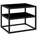 vidaXL Wandtafel 50x40x40 cm gehard glas transparant
