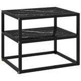 vidaXL Wandtafel 50x40x40 cm gehard glas transparant