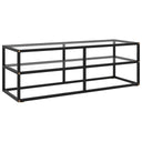 vidaXL Tv-meubel met gehard glas 100x40x40 cm zwart