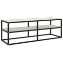 vidaXL Tv-meubel met gehard glas 100x40x40 cm zwart