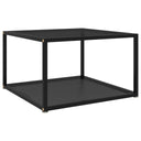 vidaXL Salontafel 60x60x35 cm gehard glas transparant