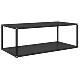 vidaXL Salontafel 60x60x35 cm gehard glas transparant