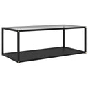 vidaXL Salontafel 60x60x35 cm gehard glas transparant
