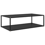 vidaXL Salontafel 60x60x35 cm gehard glas transparant