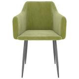 vidaXL Eetkamerstoelen 2 st fluweel donkergrijs