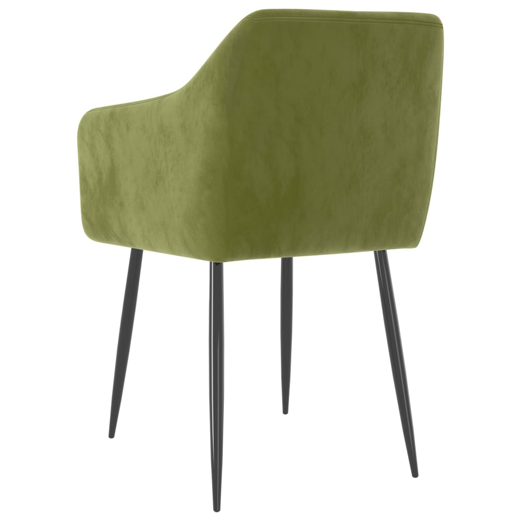 vidaXL Eetkamerstoelen 2 st fluweel donkergrijs