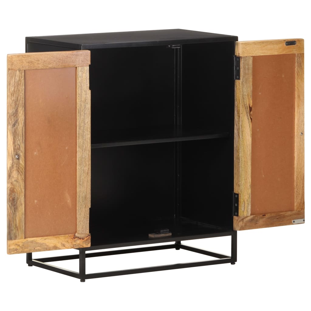 vidaXL Dressoir 60x35x75 cm ruw mangohout