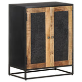 vidaXL Dressoir 60x35x75 cm ruw mangohout