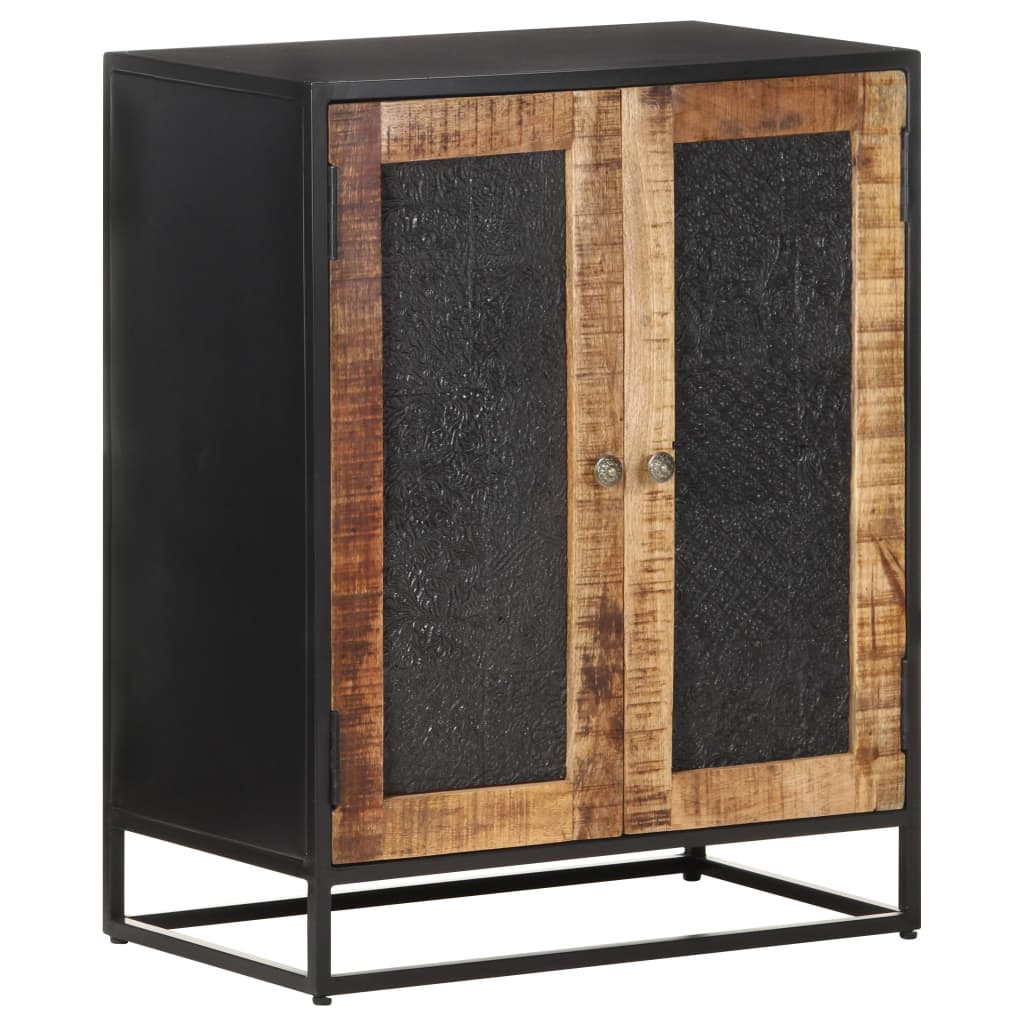 vidaXL Dressoir 60x35x75 cm ruw mangohout