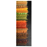 vidaXL Keukenmat wasbaar groenteprint 45x150 cm fluweel