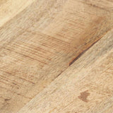 vidaXL Salontafel 68x68x30 cm massief mangohout grijs