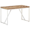 vidaXL Eettafel 120x60x76 cm acacia massif et mangohout