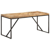 vidaXL Eettafel 120x60x76 cm massief acaciahout en mangohout