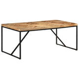 vidaXL Eettafel 120x60x76 cm massief acaciahout en mangohout