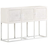vidaXL Sideboard 115x30x76 cm Solid Mango Wood
