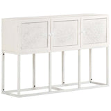 vidaXL Sideboard 115x30x76 cm Solid Mango Wood