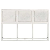 vidaXL Sideboard 115x30x76 cm Solid Mango Wood