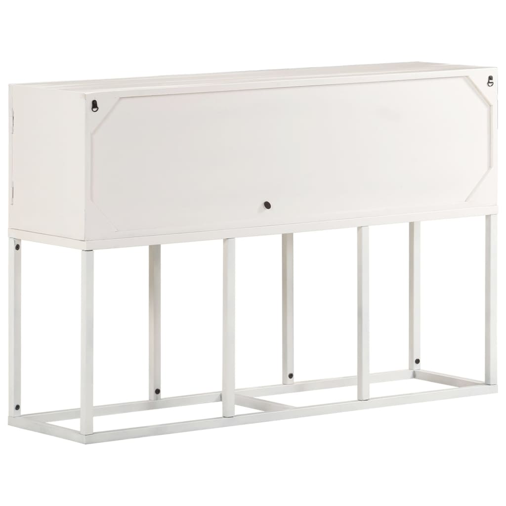 vidaXL Sideboard 115x30x76 cm Solid Mango Wood
