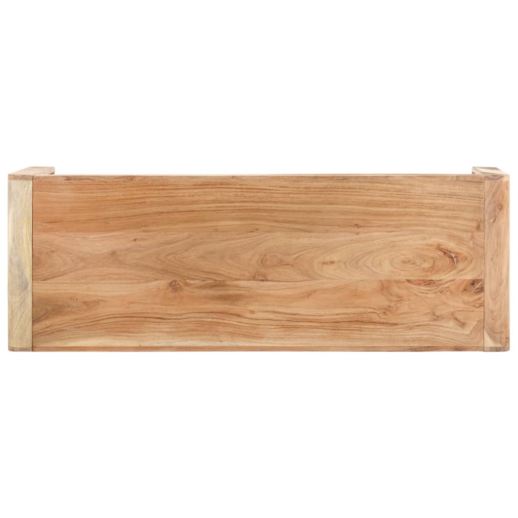 vidaXL Bankje 110x38x46 cm massief acaciahout
