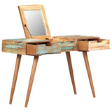 vidaXL Dressing Table 112x45x76 cm Solid Mango Wood