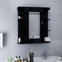 vidaXL Badkamerspiegelkast 66x17x63 cm MDF blanc