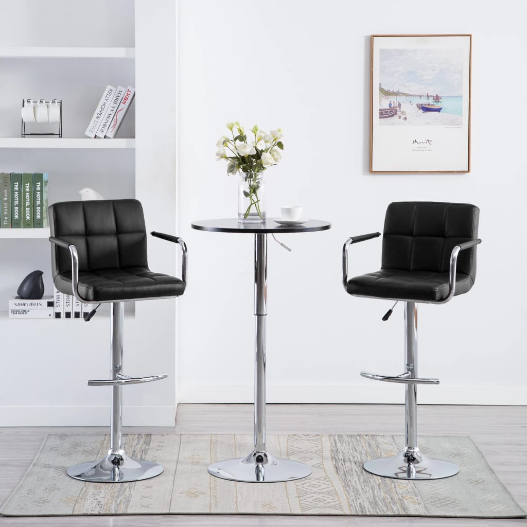 vidaXL Barstoelen 2 st artiste blanc