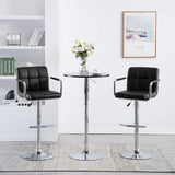 vidaXL Barstoelen 2 st artiste blanc
