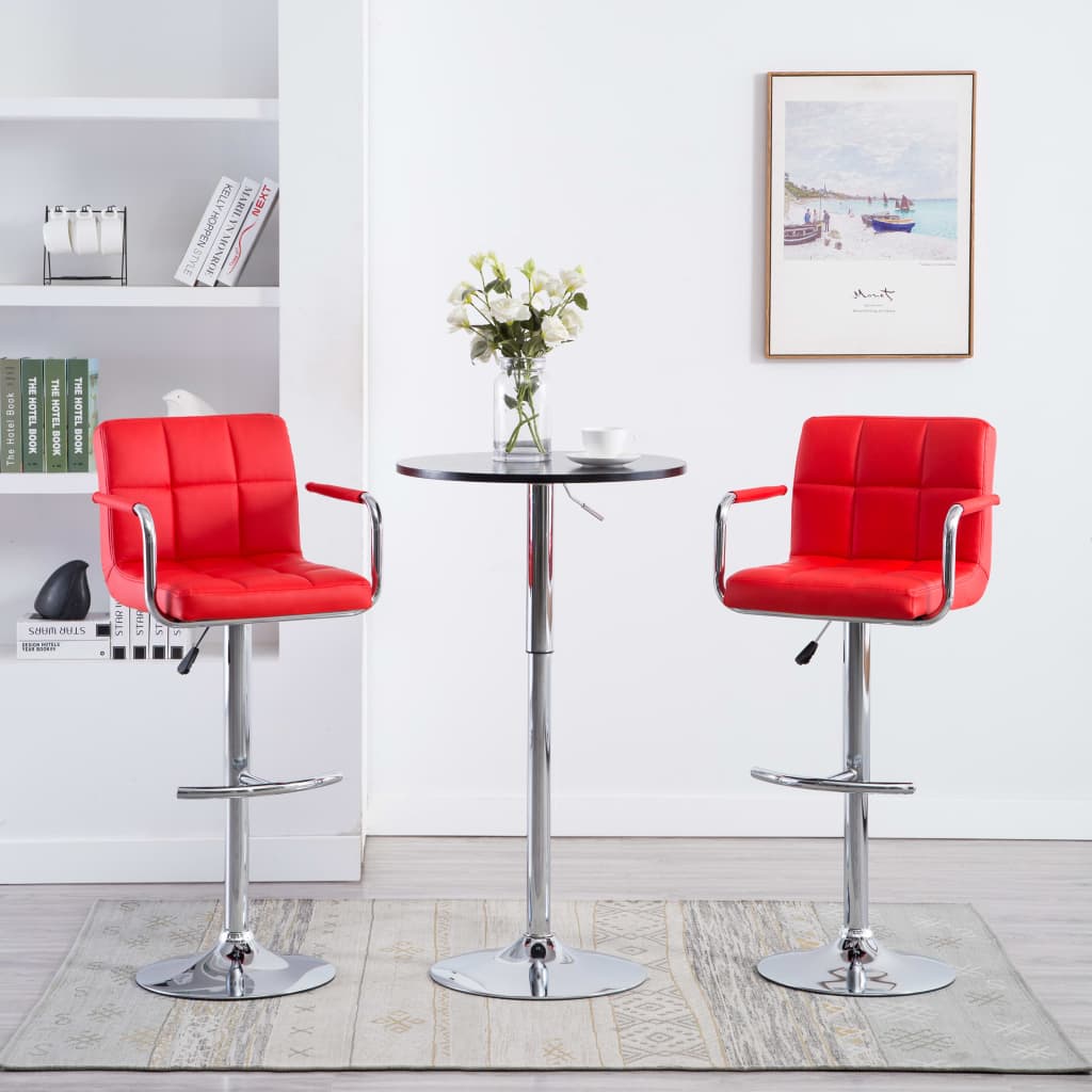 vidaXL Barstoelen 2 st artiste blanc