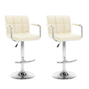 vidaXL Barstoelen 2 st artiste blanc