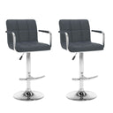 vidaXL Barstoelen 2 st artiste blanc