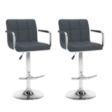 vidaXL Barstoelen 2 st artiste blanc