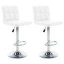 vidaXL Barstoelen 2 st artiste blanc