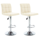 vidaXL Barstoelen 2 st artiste blanc
