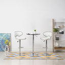 vidaXL Barstoelen 2 st artiste blanc