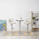 vidaXL Barstoelen 2 st artiste blanc