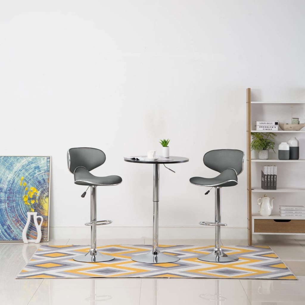 vidaXL Barstoelen 2 st artiste blanc
