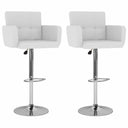vidaXL Barstoelen 2 st artiste blanc