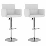 vidaXL Barstoelen 2 st artiste blanc