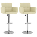 vidaXL Barstoelen 2 st artiste blanc